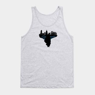 Chicago Blue Waves Tank Top